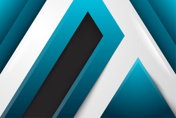 Blue Shape Triangle Background for Graphics and Backgrounds
