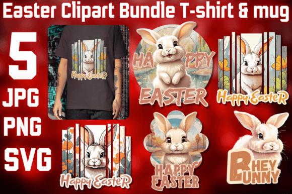 Easter Watercolor Clipart Bundle T-shirt Review