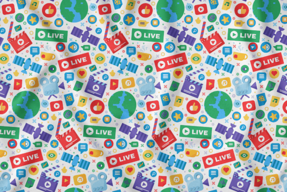 Live Stream Pattern Graphics for Creative Projects