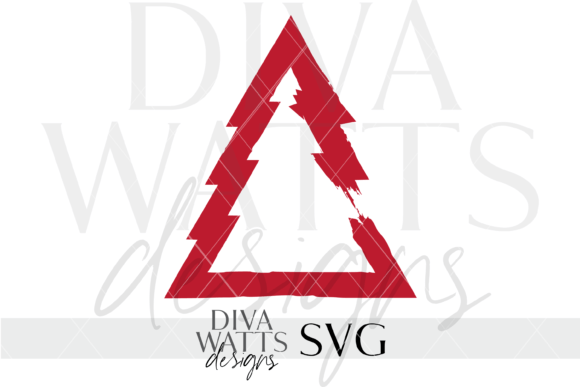 Minimalistic Fir Tree SVG for Crafts and Graphics