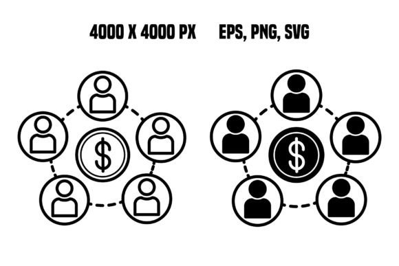 Mutual Fund Icons for Embroidery Projects