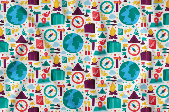 Travel Camping Pattern: A Designer's Review of Graphics and Patterns